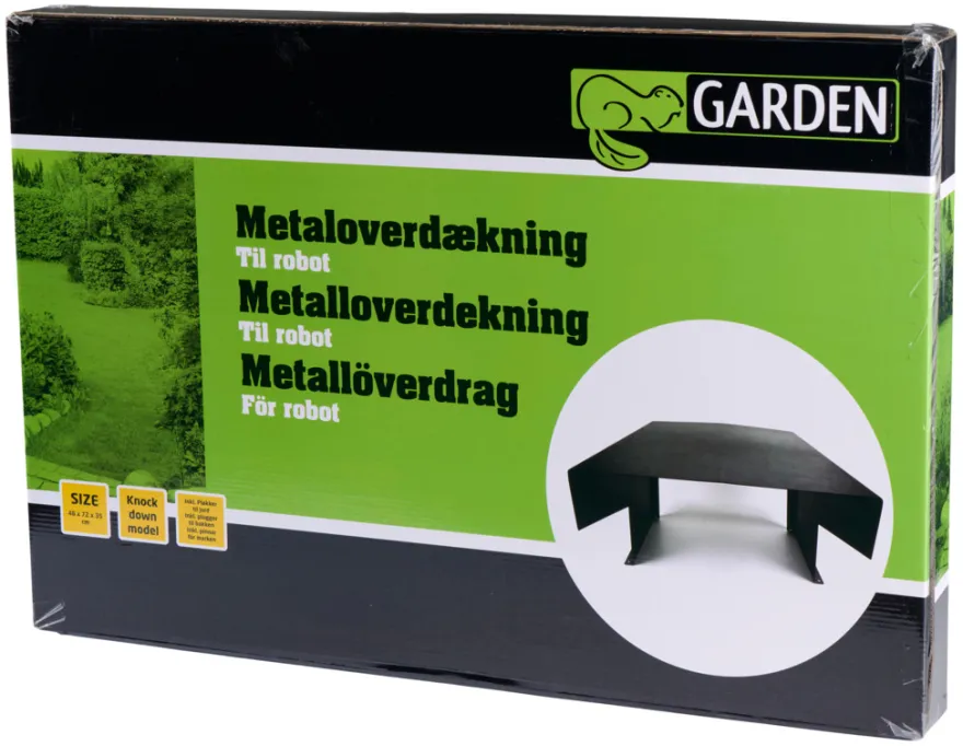 Overdækning til robotplæneklipper metal - Garden®