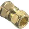 Overgangsmuffe til kobberrør/PEX 1/2" x 10 mm
