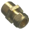 Overgangsnippel til kobberrør/PEX 1/2" x 12 mm