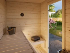 Palmako Eir sauna m/ovn 183 x 203 cm