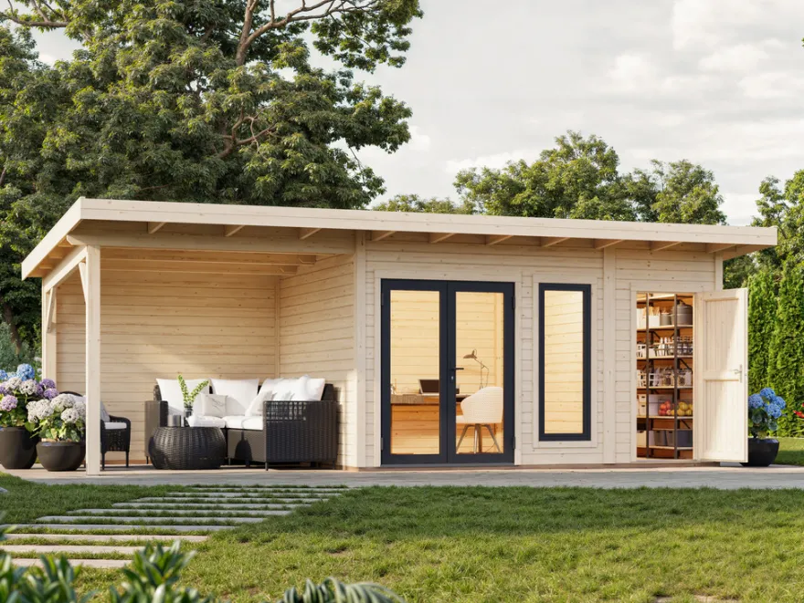 Palmako hytte Aurelia 2 761 x 404 cm