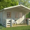 Palmako hytte Kristian 12,6 m² 360 x 360 cm