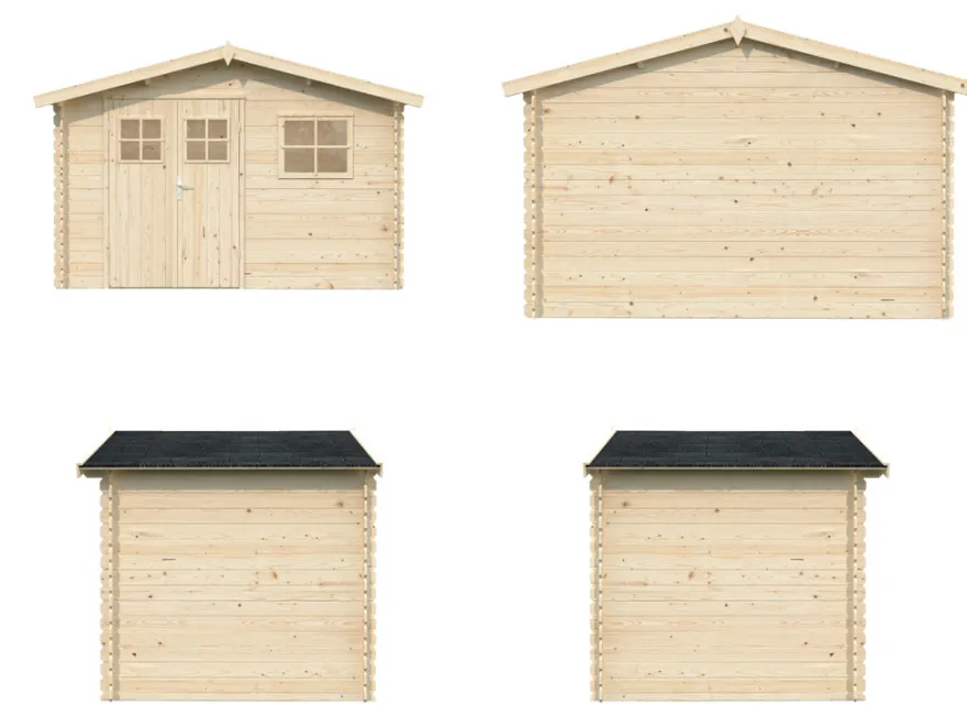 Palmako redskabsrum Lotta 320 x 205 cm