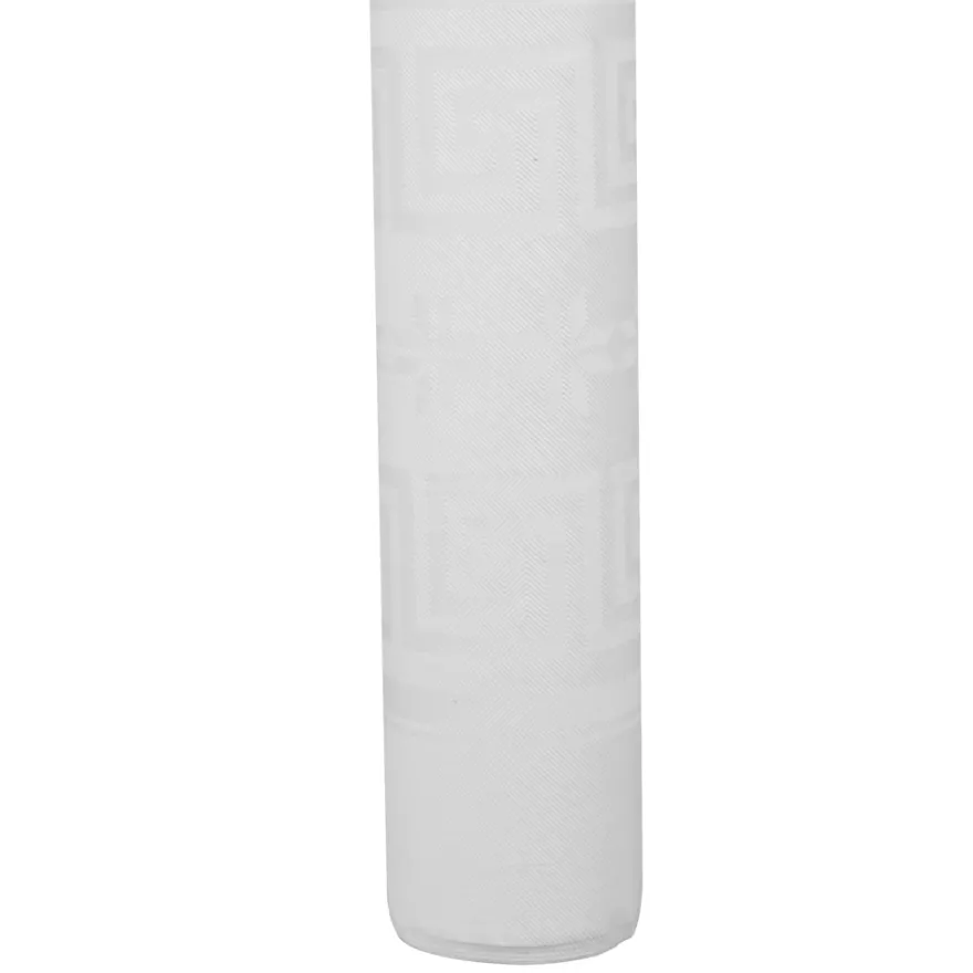 Papirdug hvid med mønster 1,2 x 8 meter