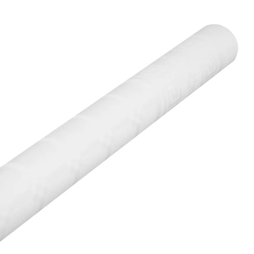 Papirdug hvid med mønster 1,2 x 8 meter