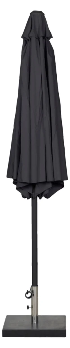 Parasol Arizona sort m/krank & tilt Ø300 cm - Sunlife®
