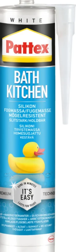 Pattex Easy Silicone hvid 300 ml