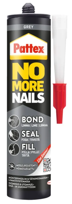 Pattex No More Nails Bond-Seal-Fill grå 280 ml