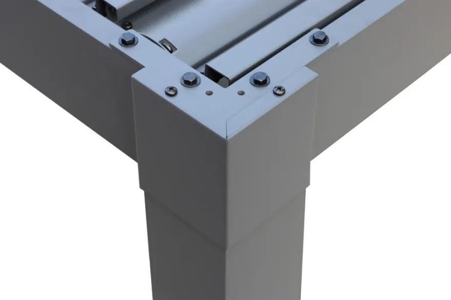 Pergola m/justerbart tag 3 x 3 meter - Sunlife®