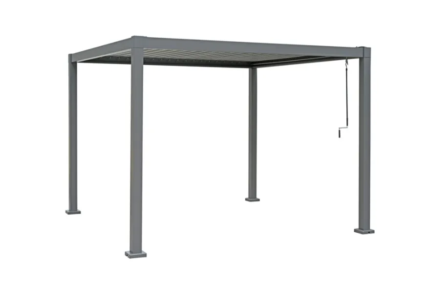 Pergola m/justerbart tag 3 x 3 meter - Sunlife®
