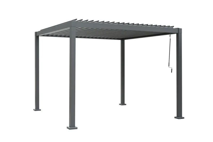 Pergola m/justerbart tag 3 x 3 meter - Sunlife®