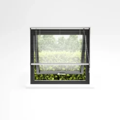Persienne aluminium hvid 120 x 130 cm