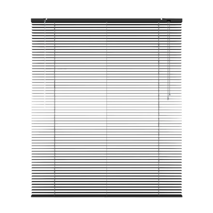 Persienne aluminium sort 80 x 130 cm