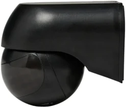 PIR-sensor 180° indendørs/udendørs sort - Elworks