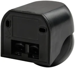 PIR-sensor 180° indendørs/udendørs sort - Elworks