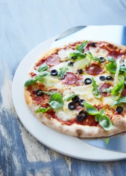 Pizzasten Ø38 cm med alubageplade - Grillexpert®