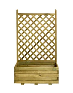 Plantekasse med espalier