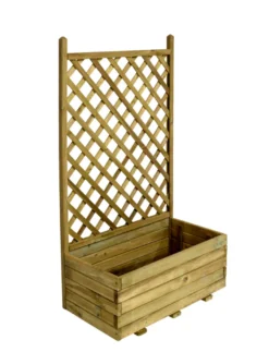 Plantekasse med espalier