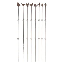 Plantestøtte lige m/figur 125 cm