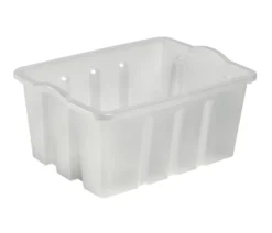 Plast1 klodskasse klar/grå - StackBox 13