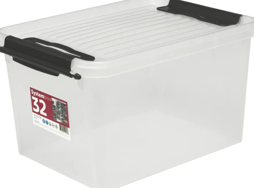 Plast1 plastboks m/låg klar - SystemBox 32