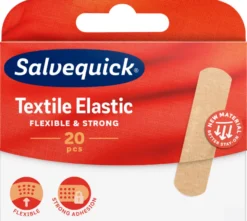 Plaster Salvequick Textile Elastic – 20 stk.