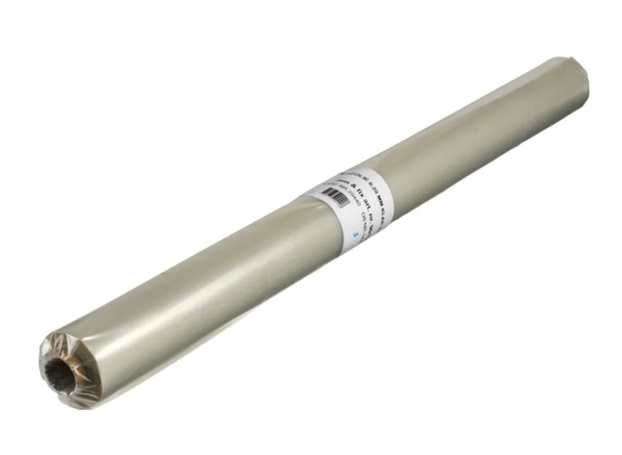 Plastfolie transparent 0,2 mm, 2 x 10 m