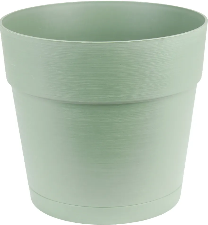 Plastkrukke m/selvvandingsdepot grøn Ø38 cm