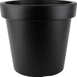 Plastkrukke sort Ø45 x H41 cm