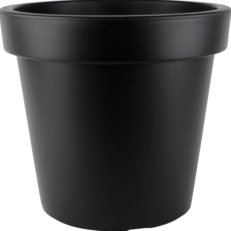 Plastkrukke sort Ø45 x H41 cm
