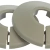 Plastroset 3/8" grå - 2 stk.