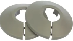 Plastroset 1/2" grå - 2 stk.