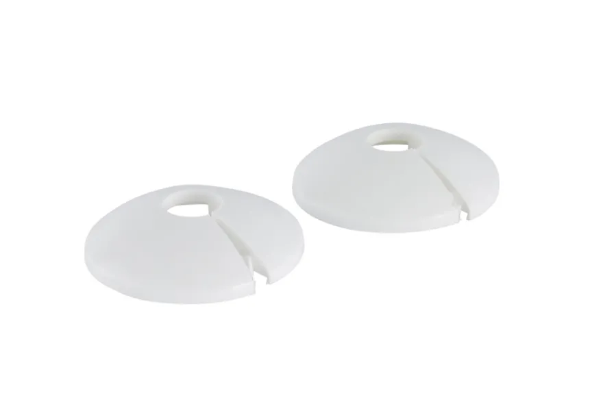 Plastroset 12 mm hvid - 2 stk.