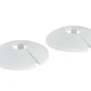 Plastroset 15 mm hvid - 2 stk.