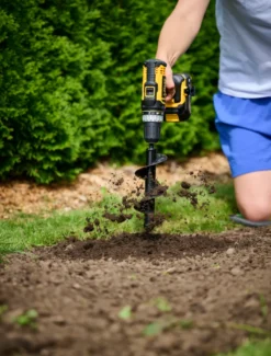 Pælebor til boremaskine 2-pk. - Garden®