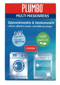 Plumbo Multi-Maskinrens 4 poser