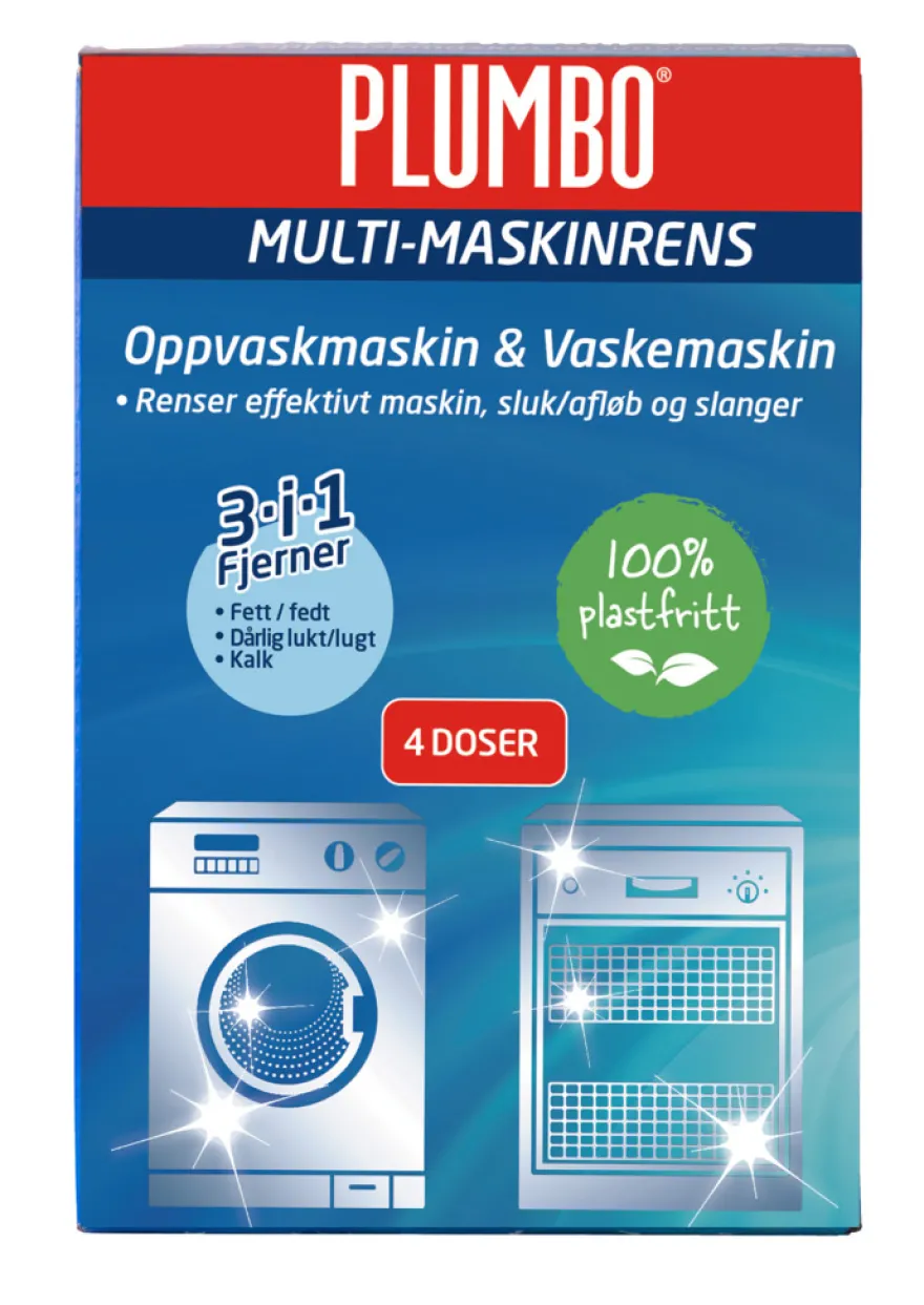 Plumbo Multi-Maskinrens 4 poser
