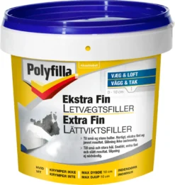 Polyfilla letvægtsfiller ekstra fin 600 ml