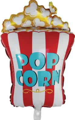 Popcorn folieballon 1 stk. B38 x H55 cm