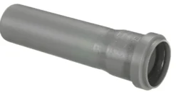 PP afløbsrør grå 75 mm x 250 mm