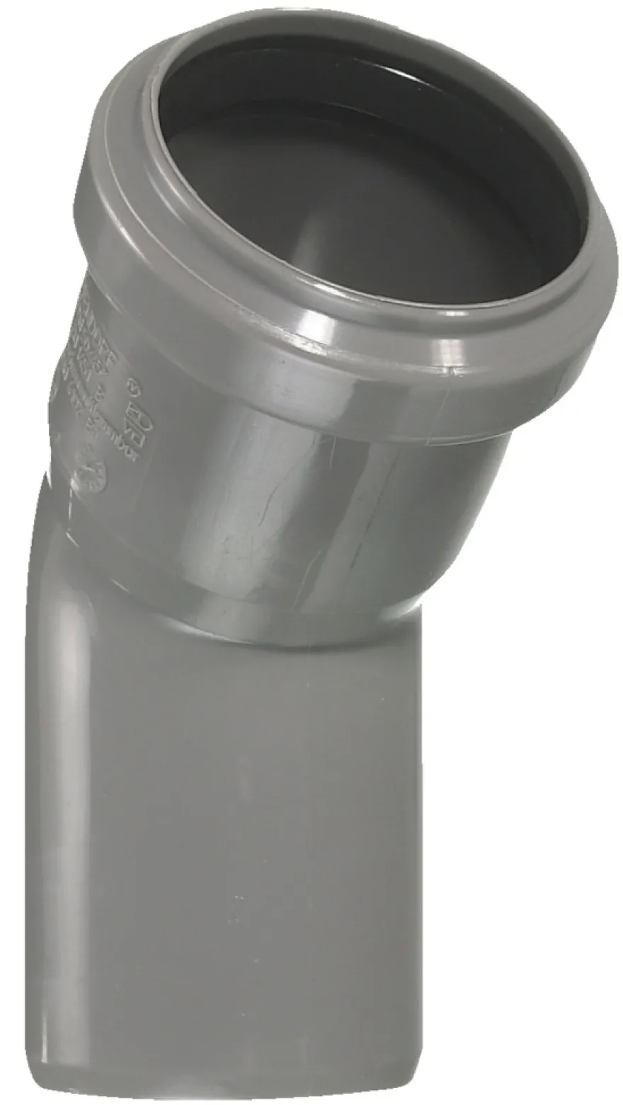 PP bøjning grå 32 mm x 45 gr.