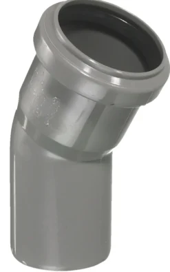 PP bøjning grå 75 mm x 30 gr.