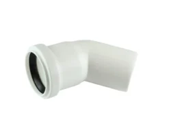 PP bøjning hvid 50 mm x 45 gr.
