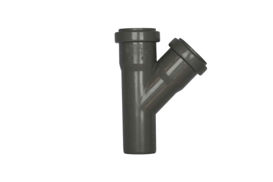 PP grenrør grå 40 mm x 45 gr