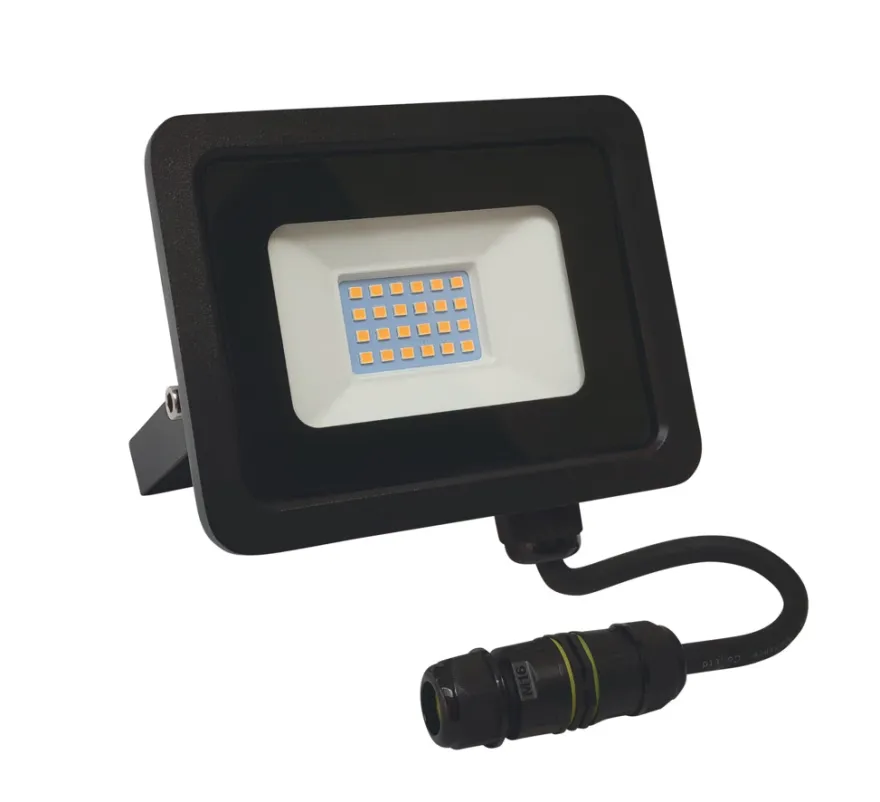 Projektør inkl. 20 W LED-pære sort