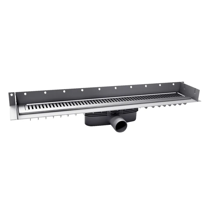 Purus Line afløbsrendesæt 900 mm m/vandret afløb