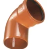 PVC kloakbøjning 110 mm x 87 gr. rød