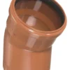 PVC kloakbøjning 110 mm x 30 gr. rød
