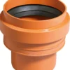 PVC kloakreduktion 110 x 138 mm rød