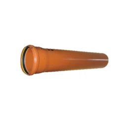 PVC kloakrør 110 mm x 500 mm rød